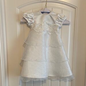 Elegant White Kids Dress